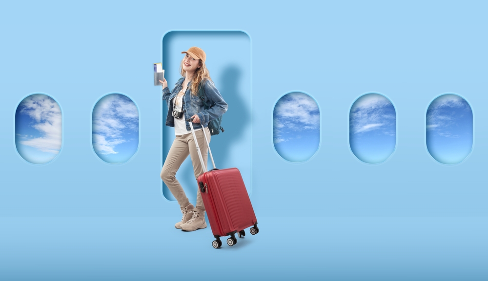 Travel destinations collage
